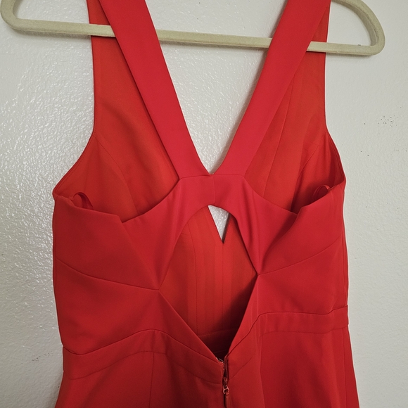 BCBGMaxAzria Vibrant Coral Maxi Dress - Picture 6 of 8